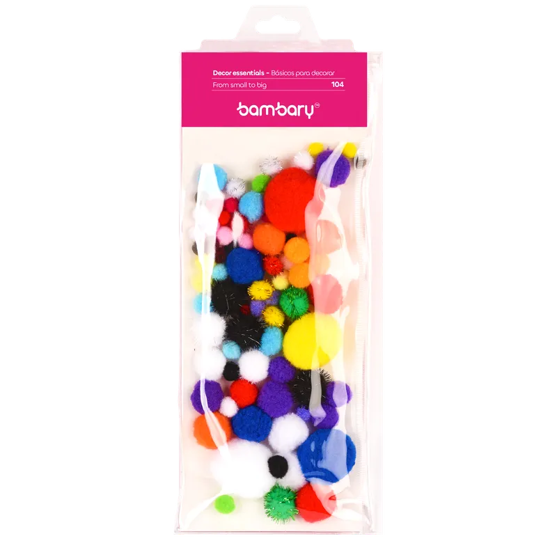 Pompones Multicolor